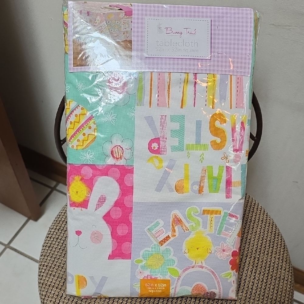 Easter Tablecloth - Pastel Multicolor